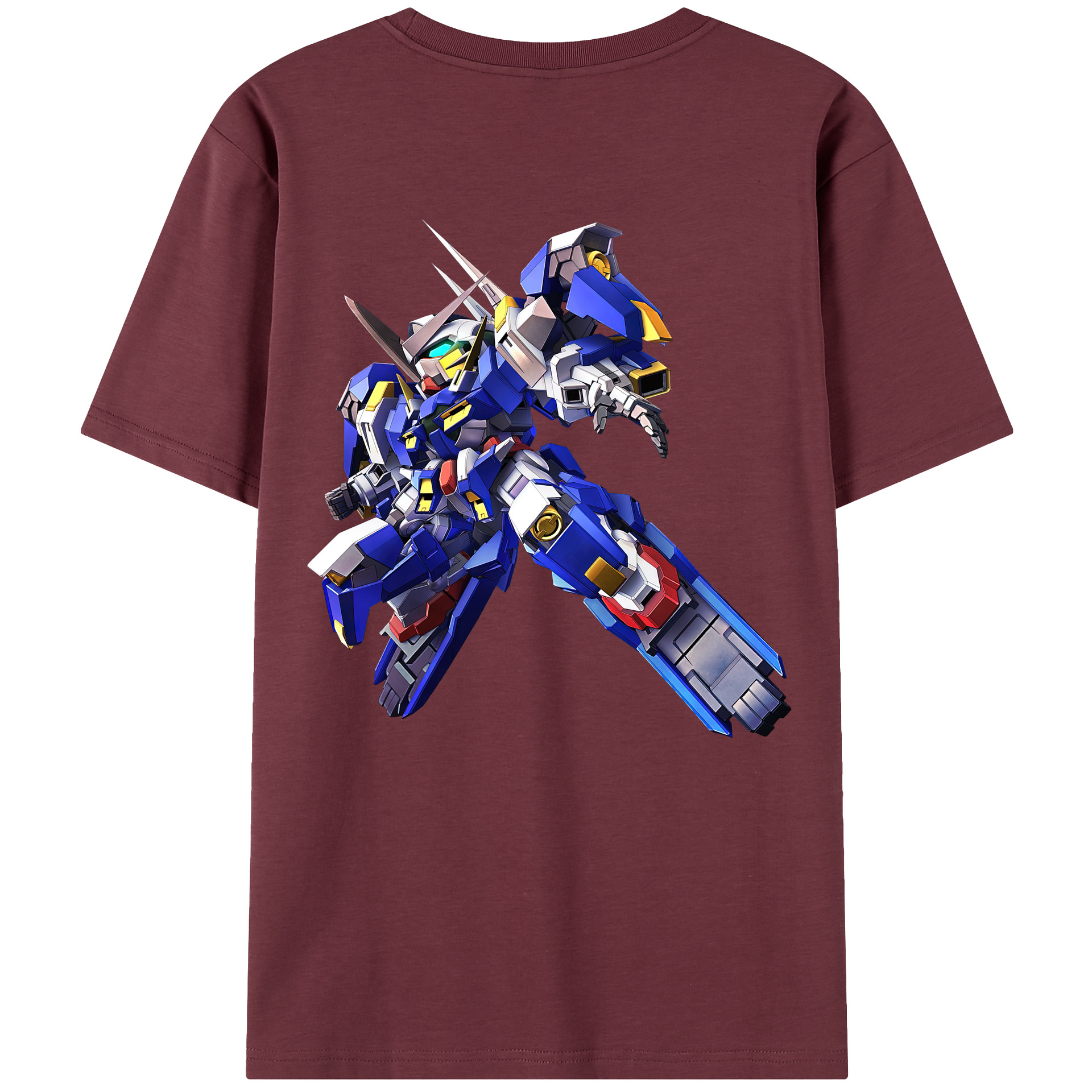 （画像用） 機動戦士ガンダム Mobile Suit Gundam 綿100％半袖Tシャツ（背面プリント）